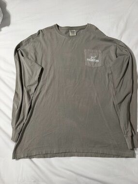 Fieldstone comfort wash Men’s Long Sleeve Pocket T-Shirt — Gray